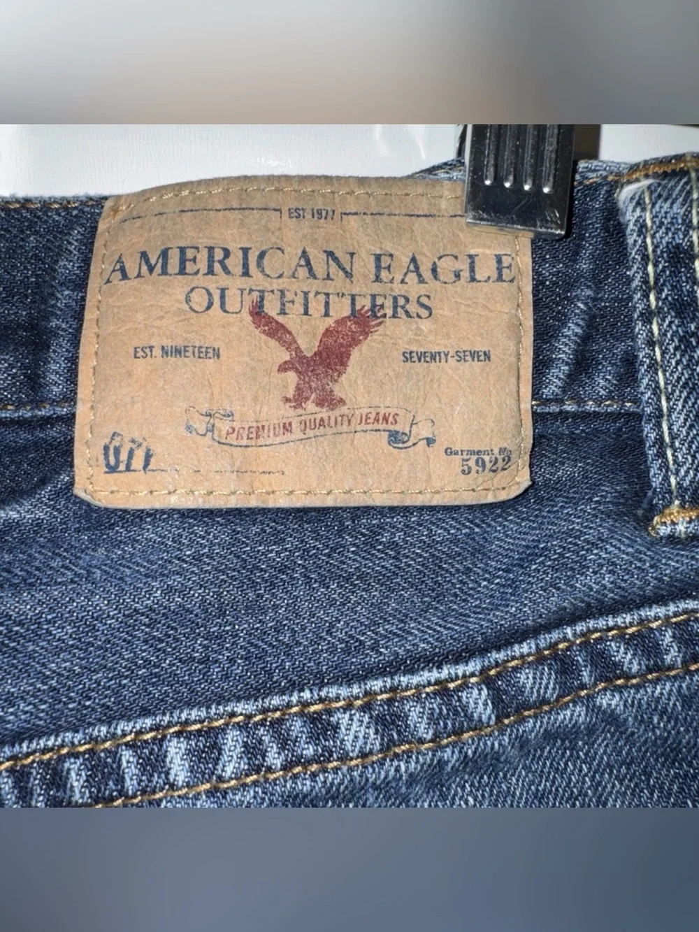 American Eagle Loose Fit Jeans Mens 29x30 Blue Medium Wash Straight Leg 5922